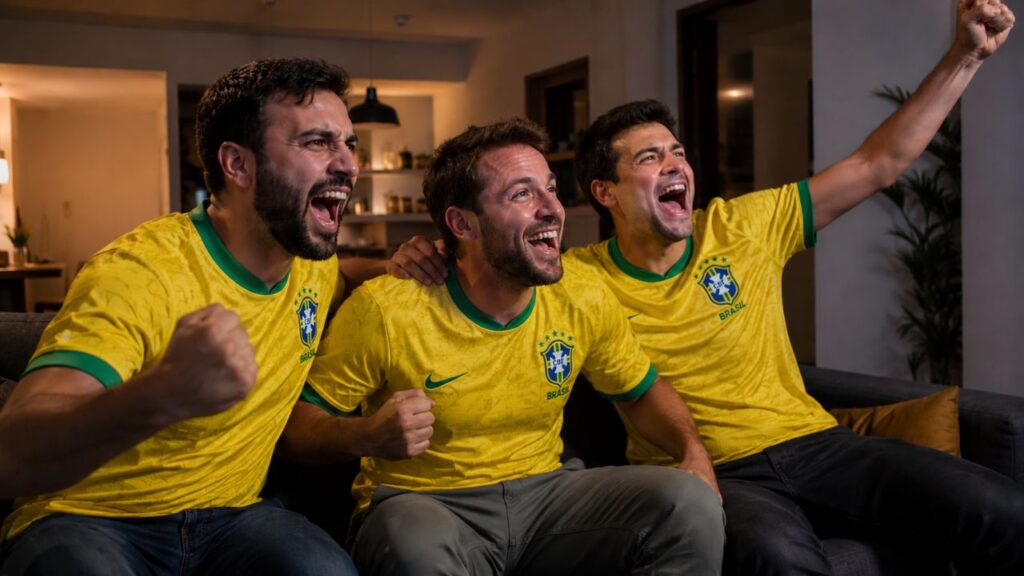 Psicólogos explicam por que assistir jogos da Copa do mundo com com amigos faz bem para a saúde mental