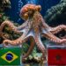 Polvo 'vidente' de SC faz previsão para a Copa de 2026 e crava resultado de Brasil x Marrocos