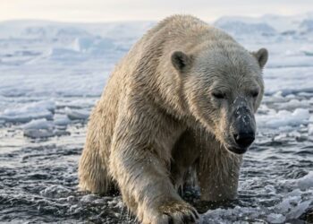 O urso-polar nada por 9 dias seguidos em águas geladas e o que acontece com seu metabolismo durante essa travessia