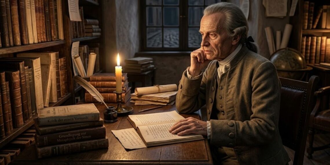 Kant: "Age apenas segundo aquela máxima pela qual possas ao mesmo tempo querer que ela se torne uma lei universal" o solitário de Königsberg e a regra moral mais simples e mais exigente que a filosofia já produziu