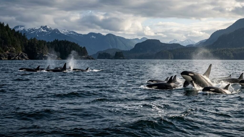 A orca que ensina estratégias de caça para filhotes, passa conhecimento por gerações e desenvolve culturas tão distintas entre grupos que cientistas debatem se são espécies separadas