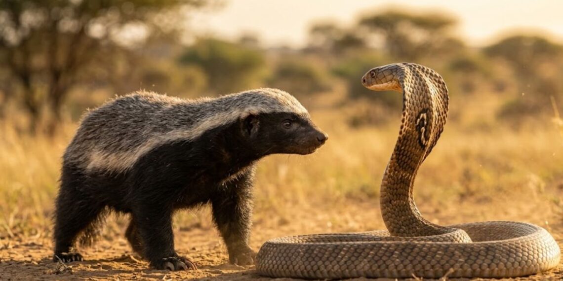 O texugo-do-mel que ignora veneno de cobra, sobrevive a picadas que matariam um cachorro e é considerado pelo Guinness o animal mais corajoso do planeta