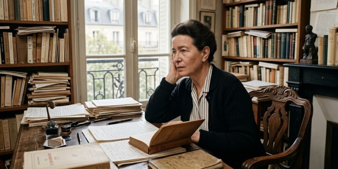Beauvoir: "Mudar sua vida sem mudar sua visão de mundo é inútil" a filósofa que viveu o que pregou, recusou convenções sociais uma por uma e nos obrigou a perguntar quantas das nossas escolhas são realmente nossas
