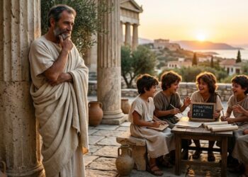 Pitágoras: "Educai as crianças e não será necessário punir os homens" — o matemático filósofo que fundou uma comunidade quase religiosa, proibiu o consumo de feijão e influenciou Platão de formas que a história escolar nunca conta