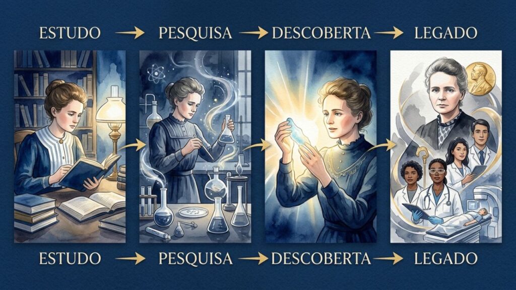 Marie Curie e a persistência: "A vida não é fácil para nenhum de nós, mas isso não importa"