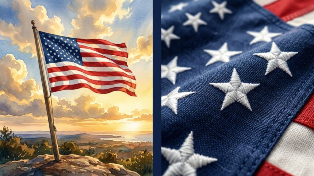 O padrão das estrelas que ninguém consegue contar de primeira: curiosidade sobre a bandeira dos Estados Unidos