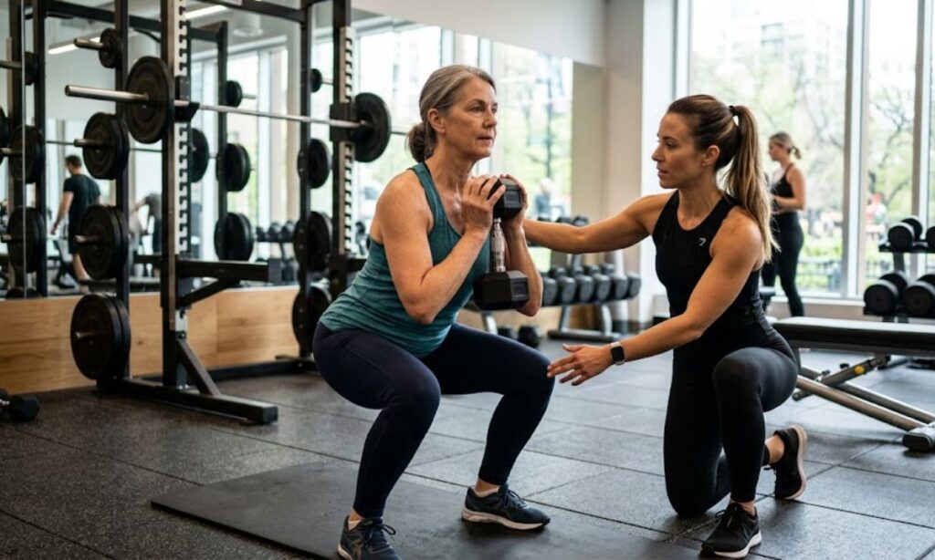 Treino de força após os 50 anos ganha espaço entre mulheres que querem manter a autonomia