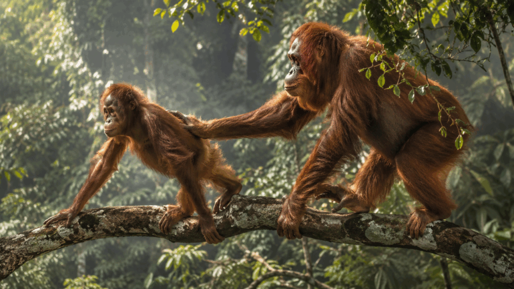 Por que os orangotangos mamam por mais de 6 anos? A ciência finalmente descobriu o motivo