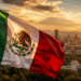 Por que a bandeira do México exibe verde, branco e vermelho com uma águia no centro, e qual a origem desse símbolo?