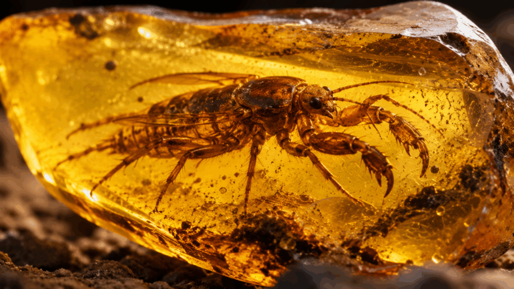 Cientistas descobrem inseto de 100 milhões de anos tinha “garras de caranguejo”, e a ciência nunca viu nada igual
