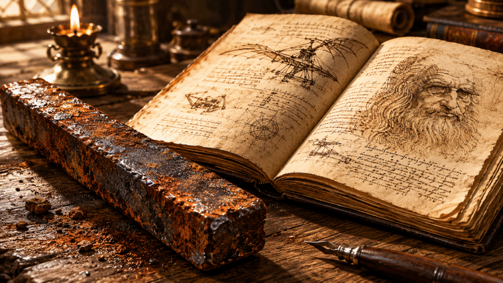 Citação do dia de Leonardo da Vinci: “Assim como o ferro enferruja pela falta de uso, a inatividade destrói o intelecto…”: lições inspiradoras sobre disciplina e aprendizado constante