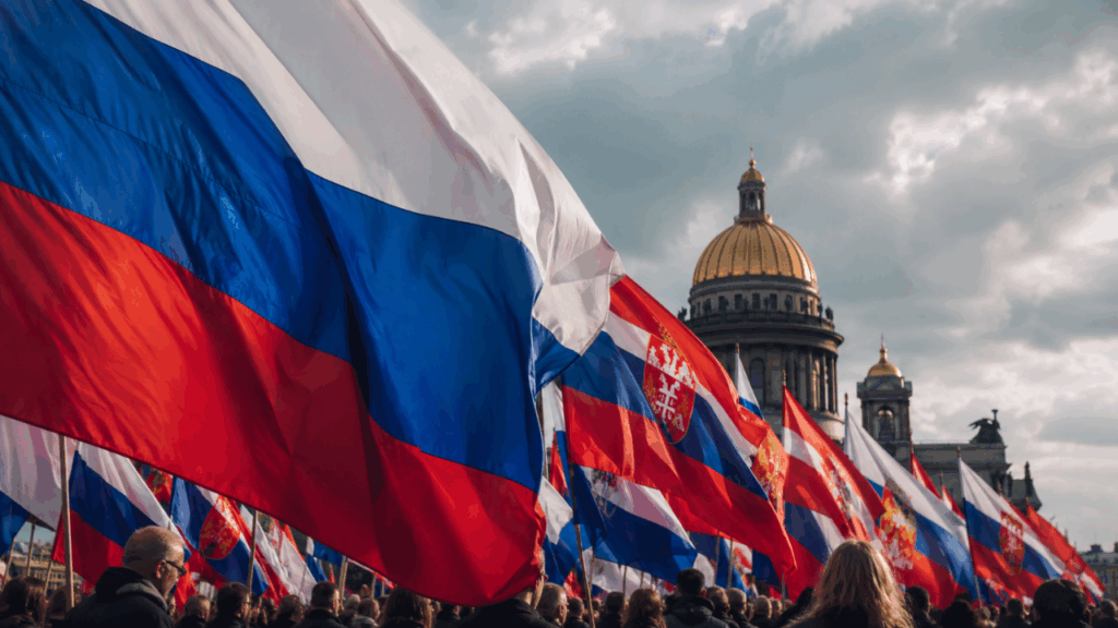 Por que a bandeira da Rússia é branca, azul e vermelha, e como ela influenciou dezenas de outros países?