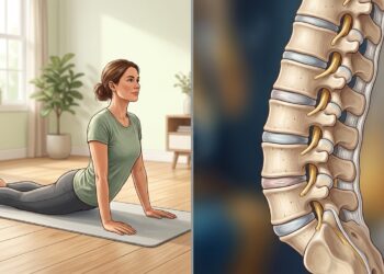 O exercício que restaura o alinhamento da coluna vertebral em casa para quem fica muito tempo sentado