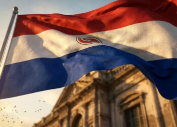 A bandeira que muda de um lado para o outro: a particularidade única da bandeira paraguaia