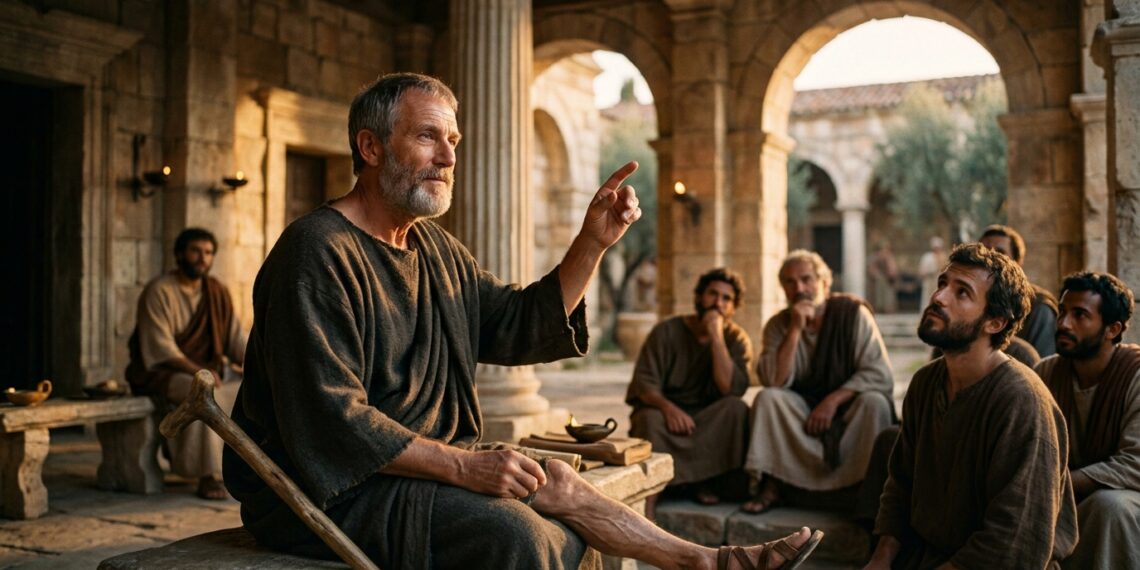 Frase do dia de Epicteto, ex-escravo e mestre da filosofia estoica: "O que importa não é o que acontece com você, mas como você reage."
