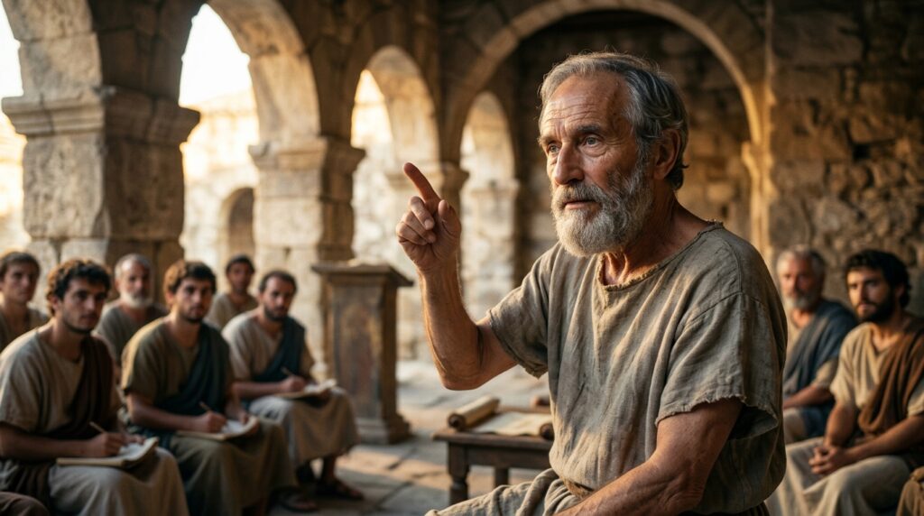 Frase do dia de Epicteto, ex-escravo e mestre da filosofia estoica: "O que importa não é o que acontece com você, mas como você reage."