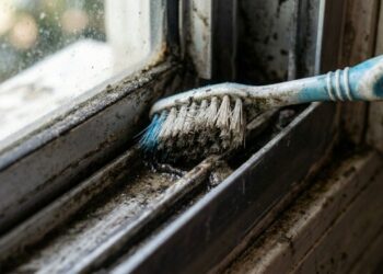 Não jogue escovas de dente velhas e desgastadas fora: ideias para reutilizar as cerdas na limpeza profunda de trilhos de janelas e rejuntes finos