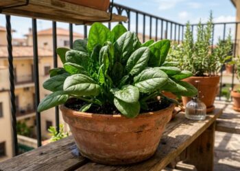Como plantar espinafre em casa com o adubo rico em nitrogênio para a planta crescer com folhas verdes e fortes