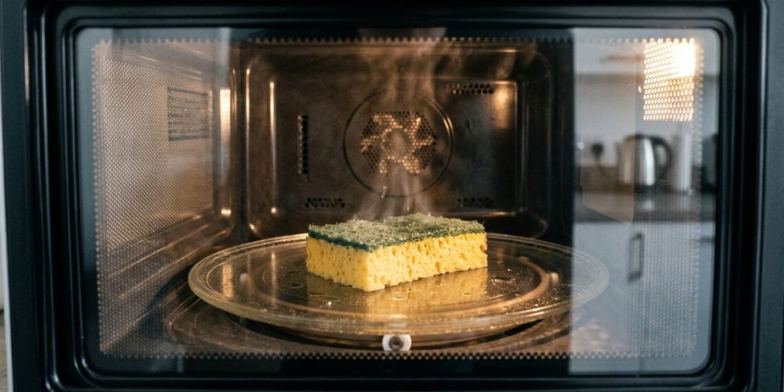 Colocar a esponja de cozinha úmida no micro-ondas por 1 minuto: para que serve e por que você deve fazer isso semanalmente para matar os germes