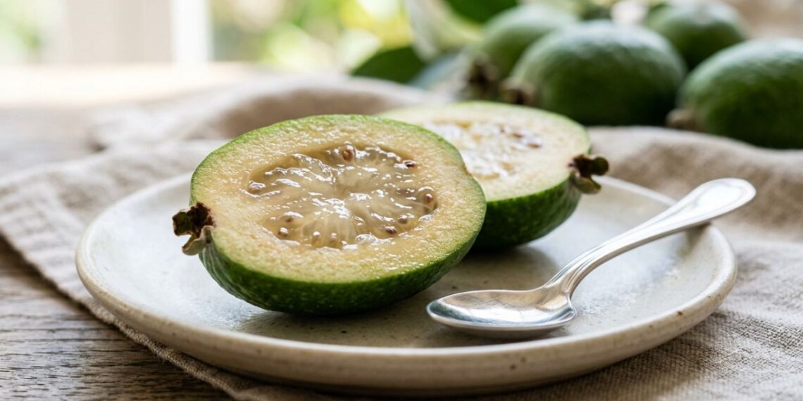 A fruta curiosa que tem cor verde brilhante e sabor de abacaxi com menta e que poucos brasileiros conhecem