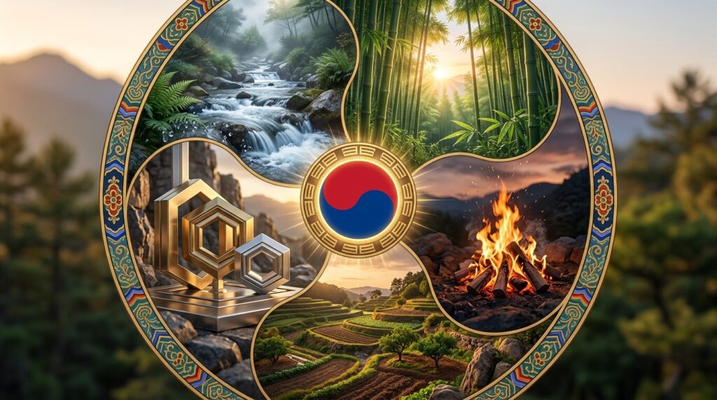 Como a bandeira da Coreia do Sul esconde conceitos filosóficos milenares