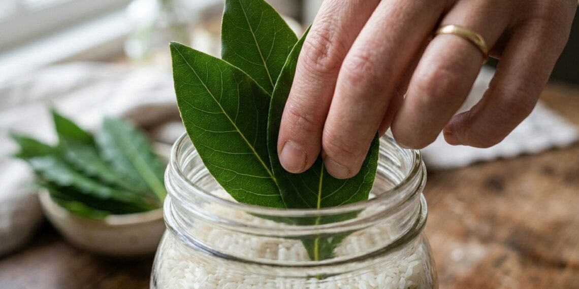 Colocar três folhas de louro dentro do pote de arroz cru: entenda a utilidade desse hábito e os motivos para adotá-lo sempre que reabastecer o mantimento