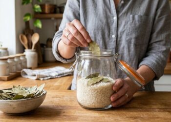 Colocar três folhas de louro dentro do pote de arroz cru: para que serve e por que você deve fazer isso sempre que reabastecer o mantimento