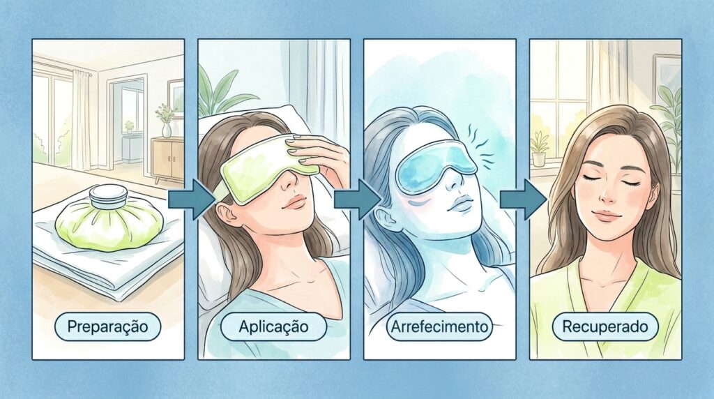 Compressa fria para olheiras: como fazer do jeito certo para recuperar os brilhos dos olhos e perder a cara de cansaço
