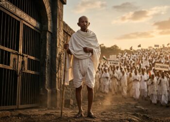 Frase do dia de Mahatma Gandhi, líder pacifista indiano: "A não-violência é a maior força que a humanidade possui”