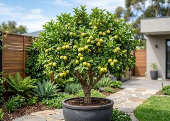 Essa árvore é ideal para o seu pátio: não racha o piso, proporciona sombra e dá frutos frescos sem crescer demais