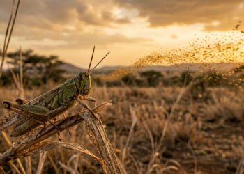 O gafanhoto que muda de cor e personalidade quando em grupo, de solitário pacífico para locusta devoradora