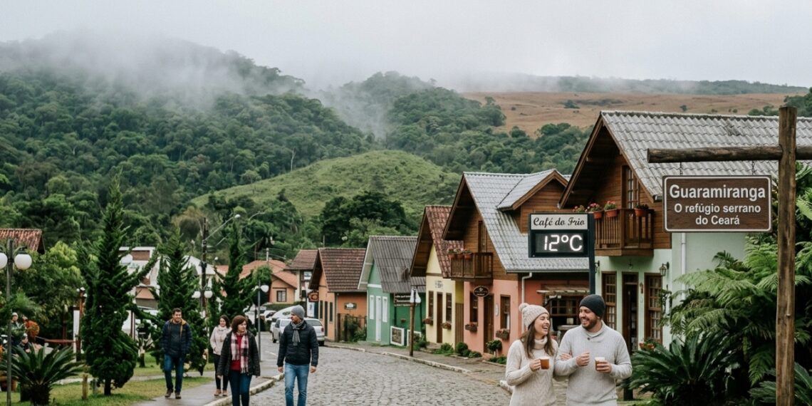 Inverno europeu em pleno sertão cearense: menor município do estado registra 12°C e oferece um refúgio de paz no coração da Caatinga hoje