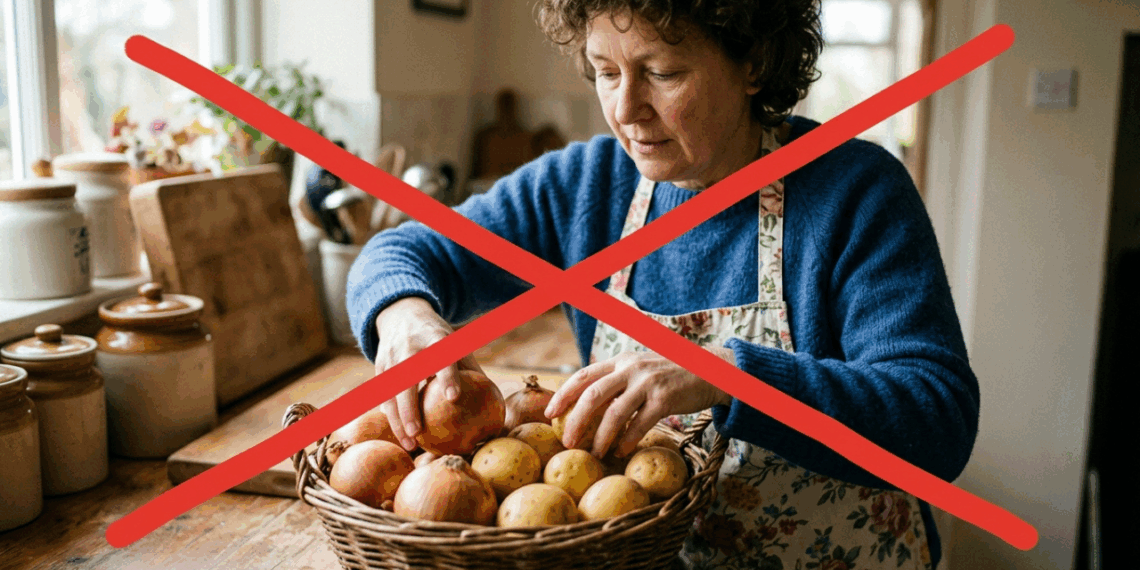 Pare de guardar a cebola no mesmo cesto da batata: essa é a maneira correta de separar os dois vegetais para evitar que os gases acelerem o apodrecimento