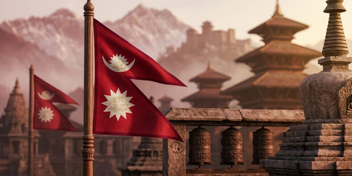 Por que a bandeira do Nepal é a única do mundo que não é retangular?