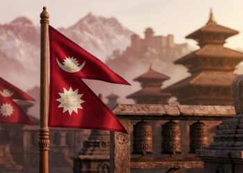 Por que a bandeira do Nepal é a única do mundo que não é retangular?