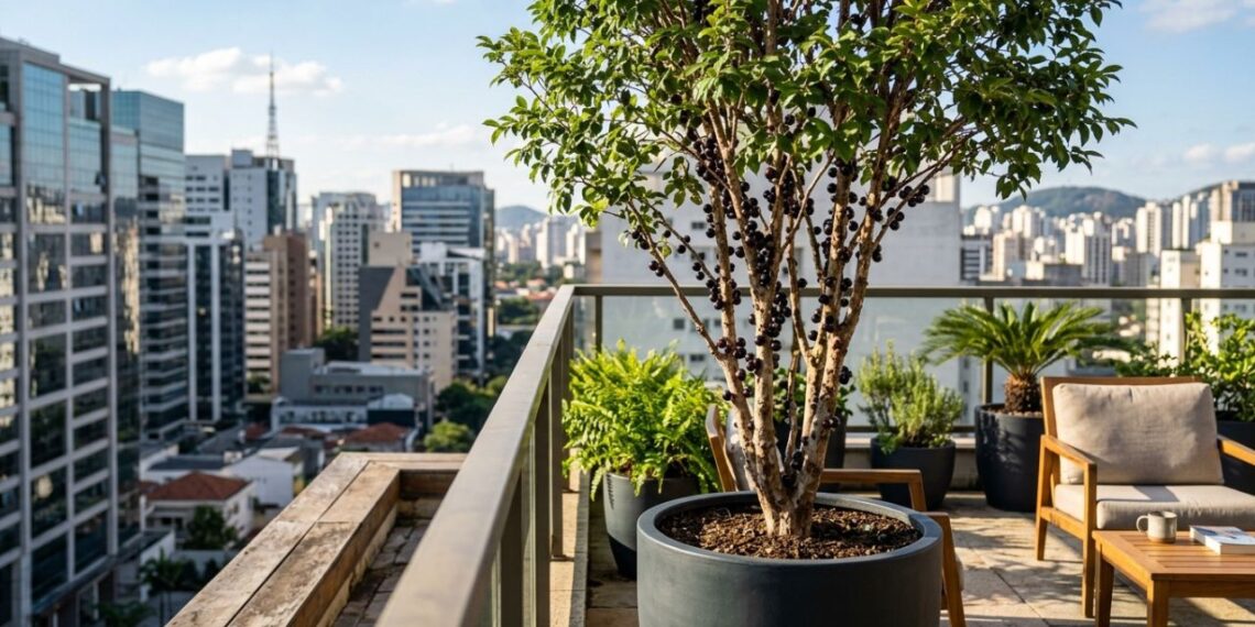 Essa planta é ideal para o seu terraço: não racha o vaso, proporciona frescor e dá frutos deliciosos direto no tronco