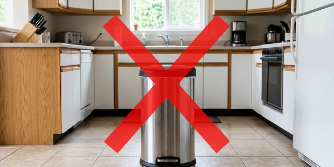 Adeus às lixeiras de pedal soltas no meio da cozinha: a tendência minimalista para renovar o espaço com lixeiras duplas embutidas nos armários