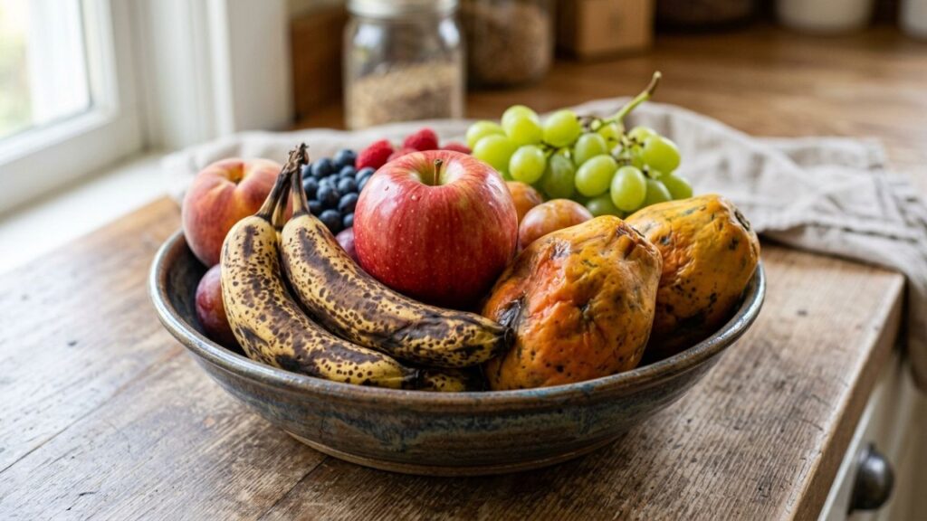 Maca-na-fruteira-2-1024x576 Pare de guardar maçãs misturadas com outras frutas maduras na mesma fruteira: essa é a maneira correta de isolar a fruta para evitar que seu gás natural apodreça as vizinhas