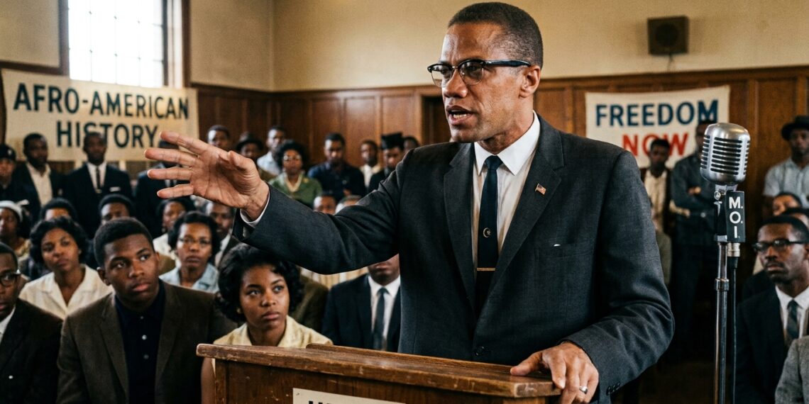 Frase do dia de Malcolm X, ativista afro-americano: "Você não pode separar a paz da justiça”