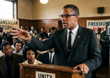 Frase do dia de Malcolm X, ativista afro-americano: "Você não pode separar a paz da justiça”