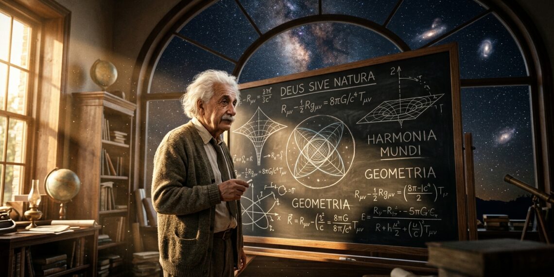 Albert Einstein sobre Baruch Spinoza “Acredito no Deus de Spinoza, que se revela na harmonia ordenada de tudo o que existe, e não em um Deus que se preocupa com o destino e as ações dos seres humanos.”