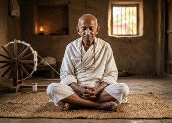 Frase do dia de Mahatma Gandhi, líder pacifista e pai da independência indiana: "Seja a mudança que você deseja ver no mundo."