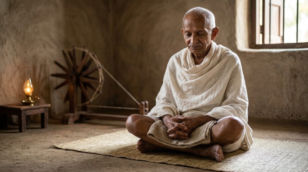 Frase do dia de Mahatma Gandhi, líder pacifista e pai da independência indiana: "Seja a mudança que você deseja ver no mundo."
