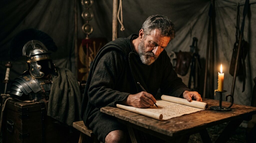 Frase do dia de Marco Aurélio, imperador romano e líder estoico: "Você tem poder sobre sua mente, não sobre os eventos externos."
