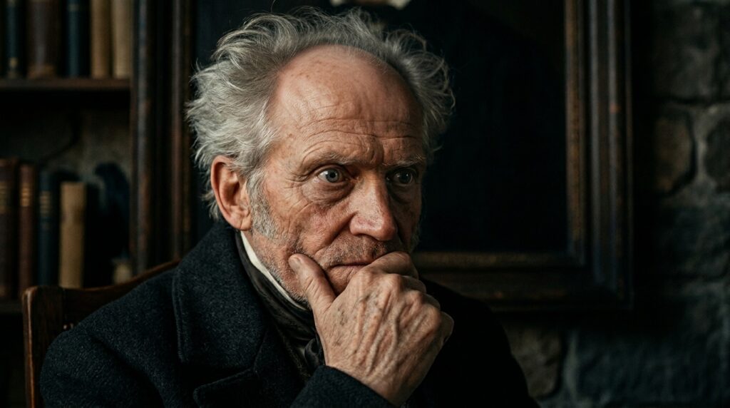 Frase do dia de Arthur Schopenhauer, filósofo alemão e pessimista: "A vida é aquilo que se faz com ela”