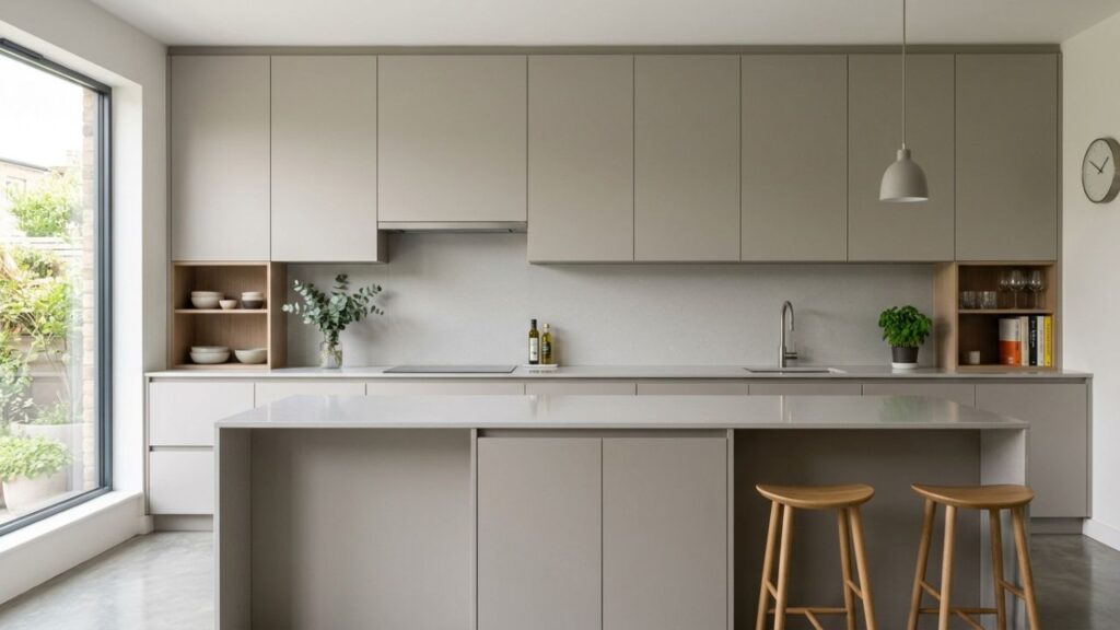 Adeus ao armário aéreo de cozinha com puxadores de metal que acumulam gordura: a nova tendência é mais minimalista com o sistema de fecho-toque invisível