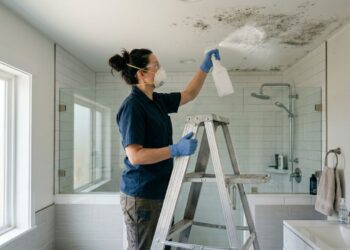 Como tirar manchas de mofo do teto do banheiro: o truque fácil de borrifar água sanitária com açúcar que está na moda nas redes sociais