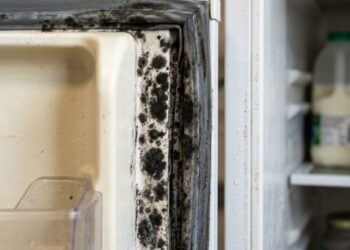 Como tirar aquelas pintas pretas de mofo enraizadas na borracha branca da geladeira: o truque fácil de aplicar água oxigenada cremosa de 40 volumes que está na moda