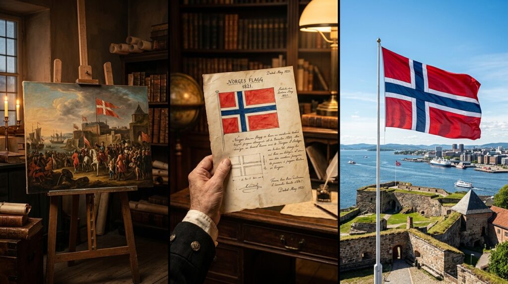 Por que a bandeira da Noruega tem azul, branco e vermelho, e qual a origem real dessa cruz nórdica que poucos conhecem?