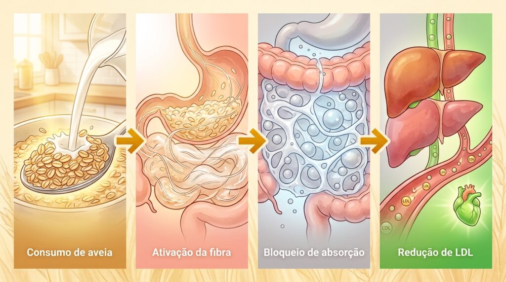 Aveia integral reduz colesterol LDL em 5 a 10% em apenas 3 semanas com pequenas por&ccedil;&otilde;es